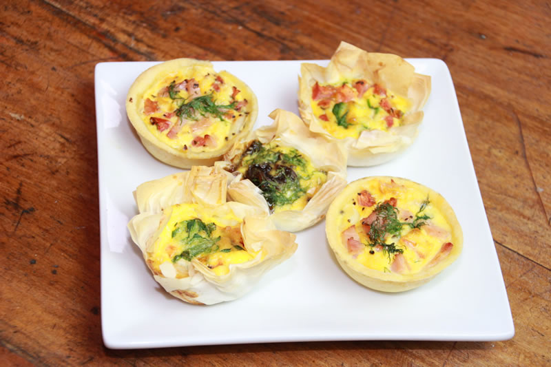 Mini quiches